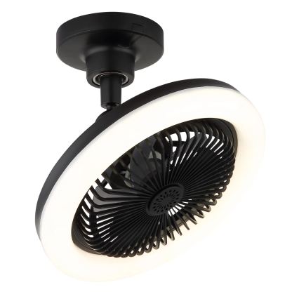 Globo - Ventilator de tavan LED dimmabil, 20W, 230V, 3000-6500K, negru + telecomandă