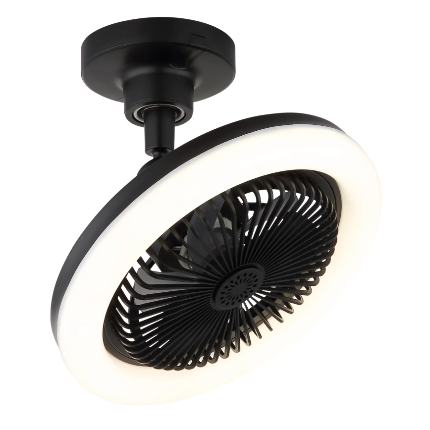 Globo - Ventilator de tavan LED dimmabil, 20W, 230V, 3000-6500K, negru + telecomandă