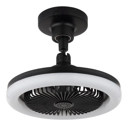 Globo - Ventilator de tavan LED dimmabil, 20W, 230V, 3000-6500K, negru + telecomandă
