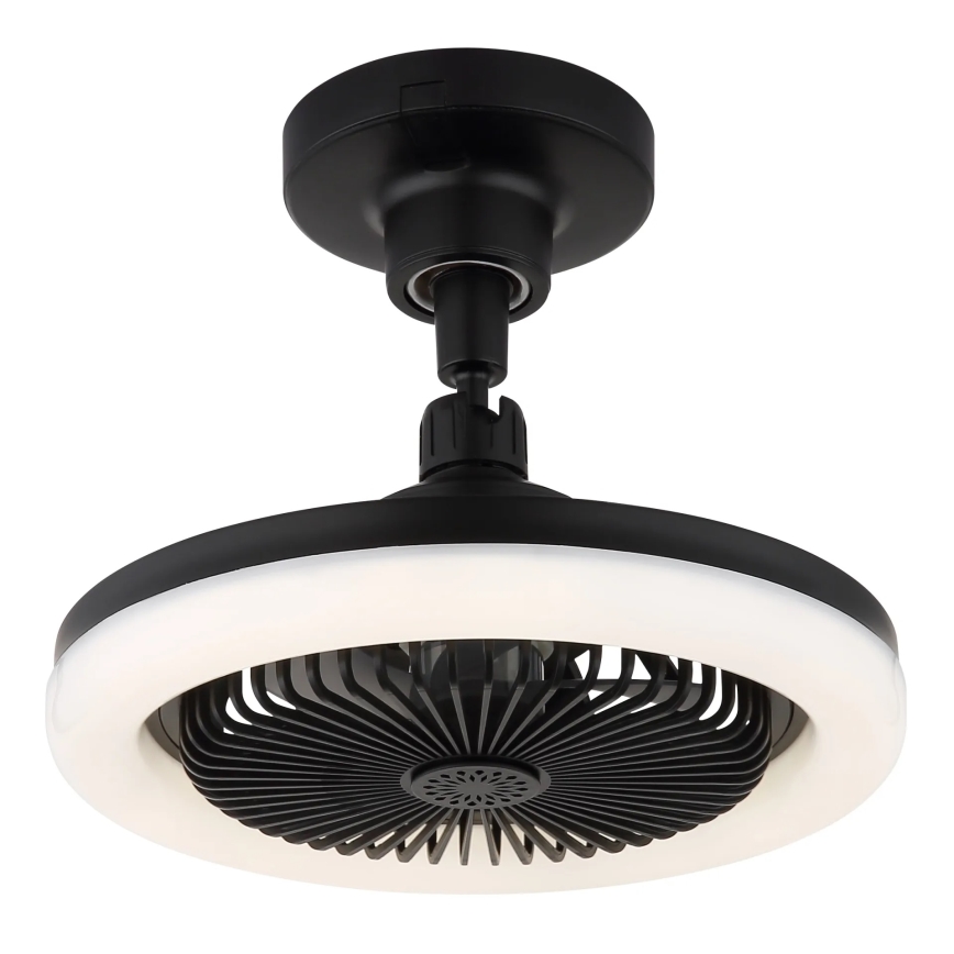 Globo - Ventilator de tavan LED dimmabil, 20W, 230V, 3000-6500K, negru + telecomandă