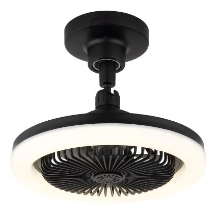 Globo - Ventilator de tavan LED dimmabil, 20W, 230V, 3000-6500K, negru + telecomandă