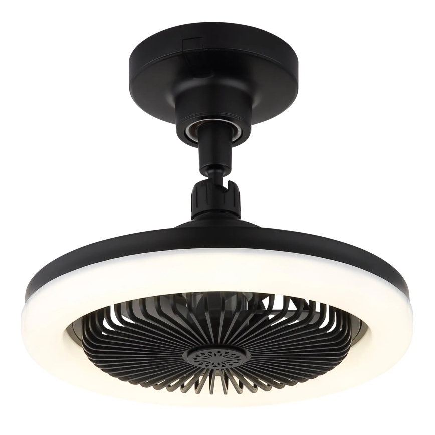 Globo - Ventilator de tavan LED dimmabil, 20W, 230V, 3000-6500K, negru + telecomandă