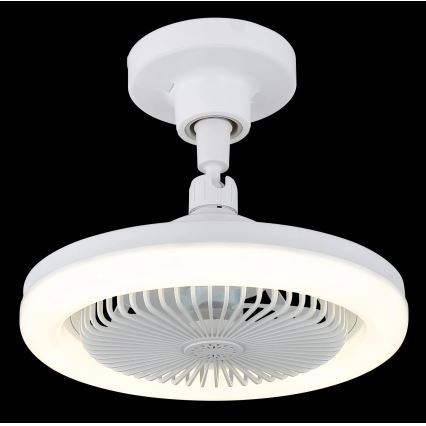 Globo - Ventilator de tavan LED dimabil, 20W, 230V, 3000-6500K, alb + telecomandă