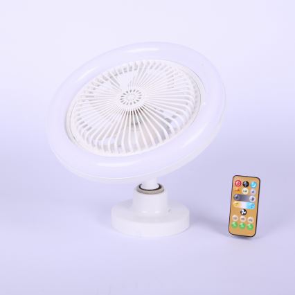 Globo - Ventilator de tavan LED dimabil, 20W, 230V, 3000-6500K, alb + telecomandă
