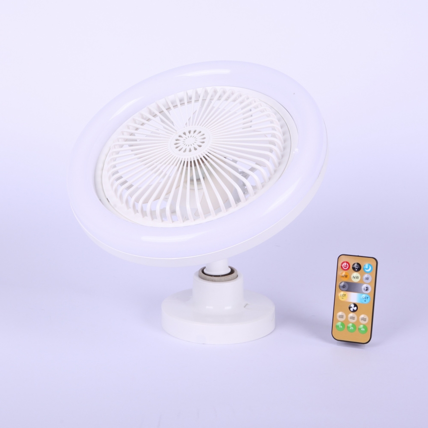 Globo - Ventilator de tavan LED dimabil, 20W, 230V, 3000-6500K, alb + telecomandă