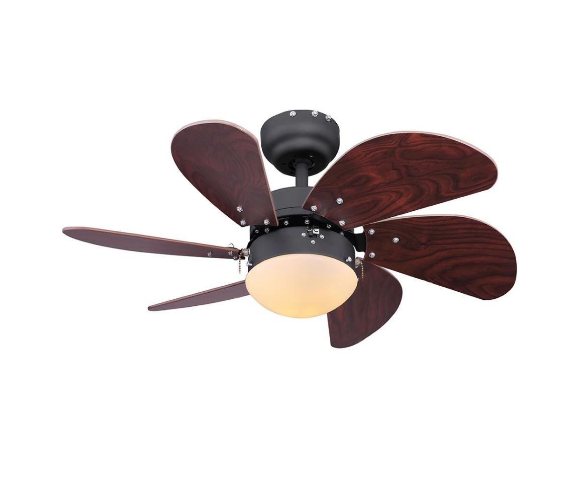 Globo 03800 - Ventilator de tavan RIVALDO 1xE14/60W/230V