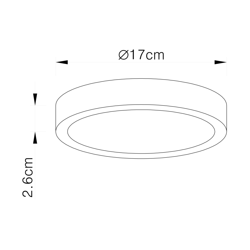 Plafonieră LED Globo, dimabilă, 22 W, 230 V