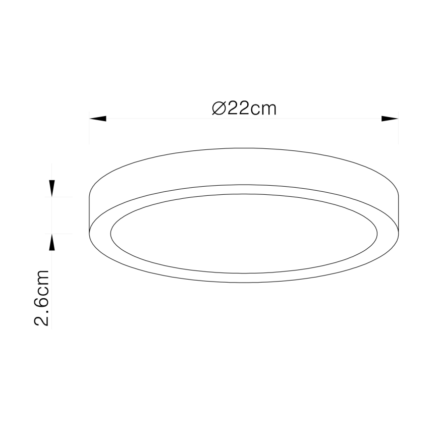 Globo - Plafonieră LED dimabilă, 28W, 230V