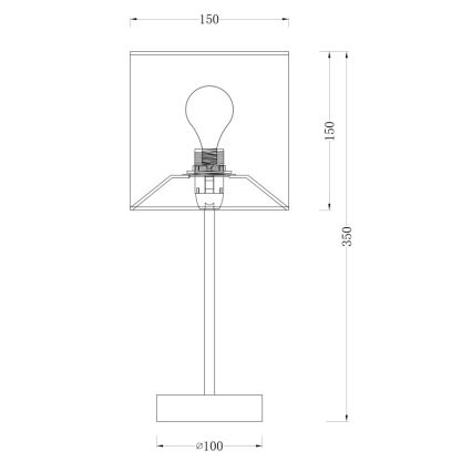 Globo - Lampa de masa 1xE14/40W/230V