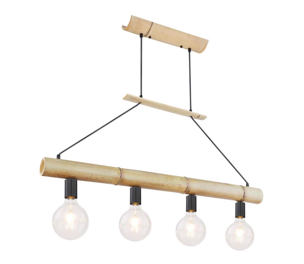 Globo 15425-4 - Lustră pe cablu LORETO 4xE27/60W/230V