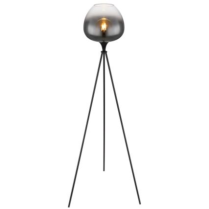 Globo - Lampă de podea 1xE27/60W/230V neagră