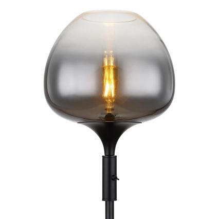 Globo - Lampă de podea 1xE27/40W/230V neagră