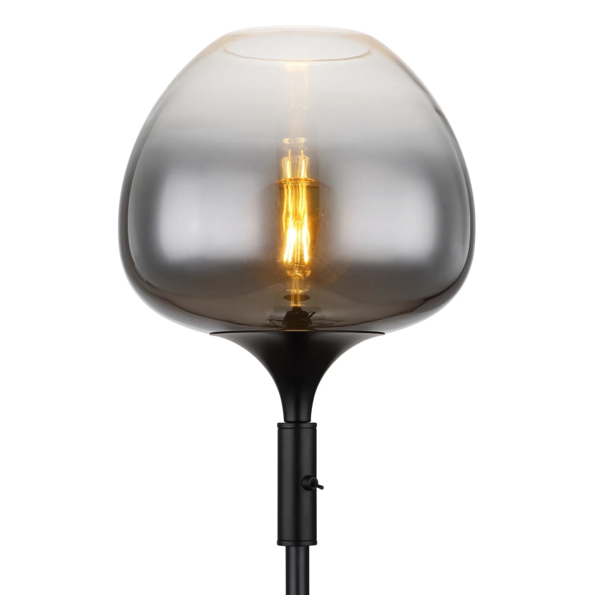 Globo - Lampă de podea 1xE27/40W/230V neagră