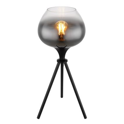 Globo - Lampă de masă 1xE27/40W/230V neagră