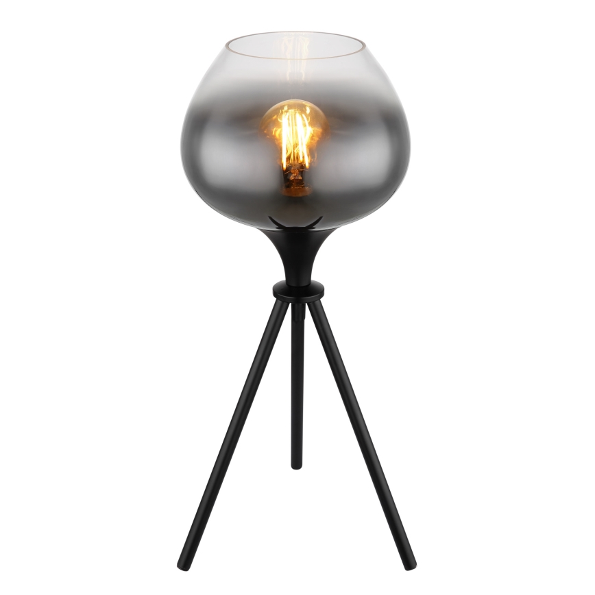 Globo - Lampă de masă 1xE27/40W/230V neagră