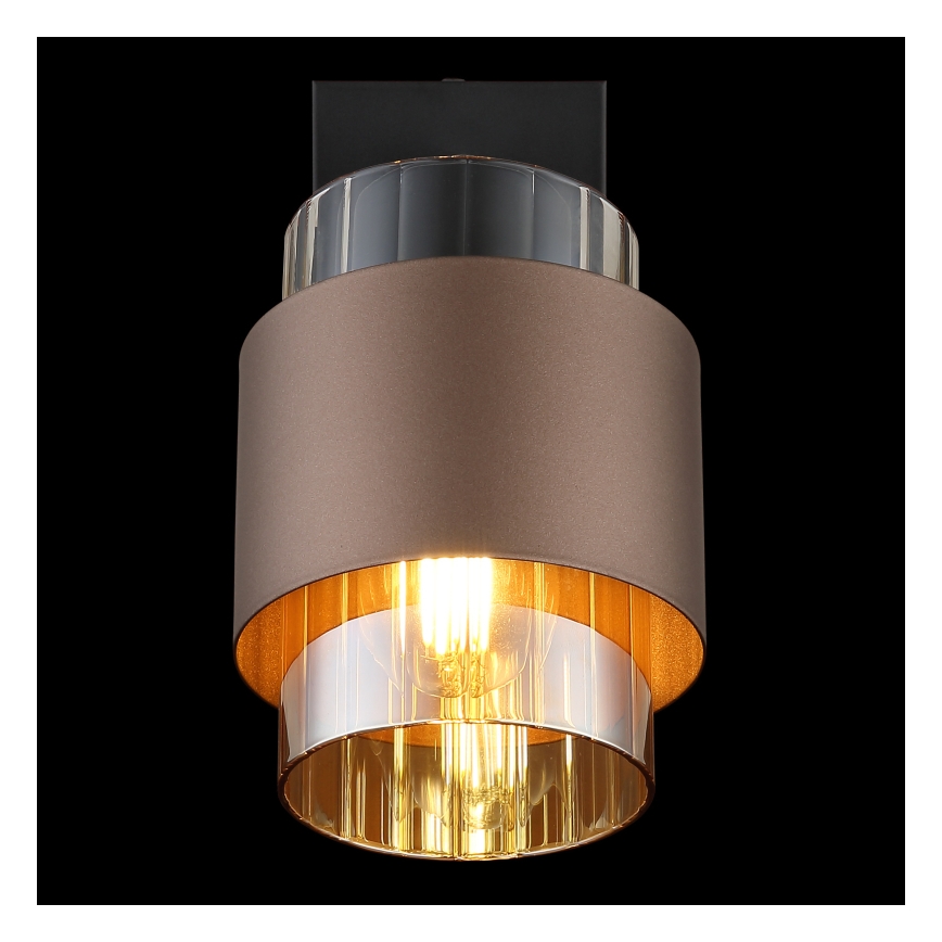 Globo - Aplica spot de perete 1xE27/40W/230V negru/bronz