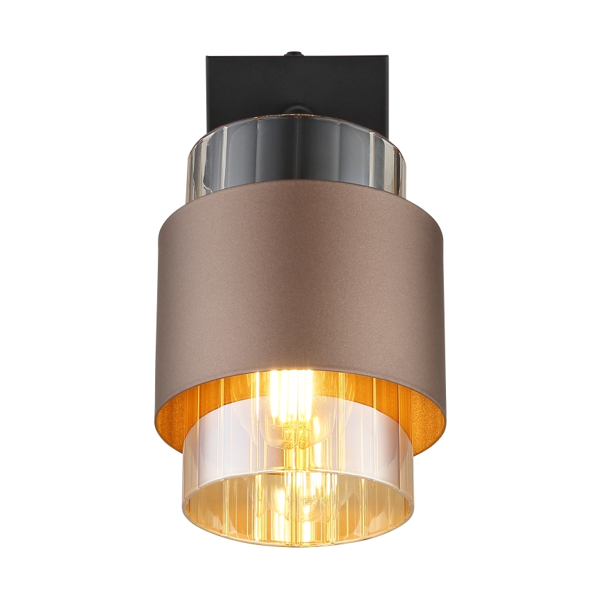 Globo - Aplica spot de perete 1xE27/40W/230V negru/bronz