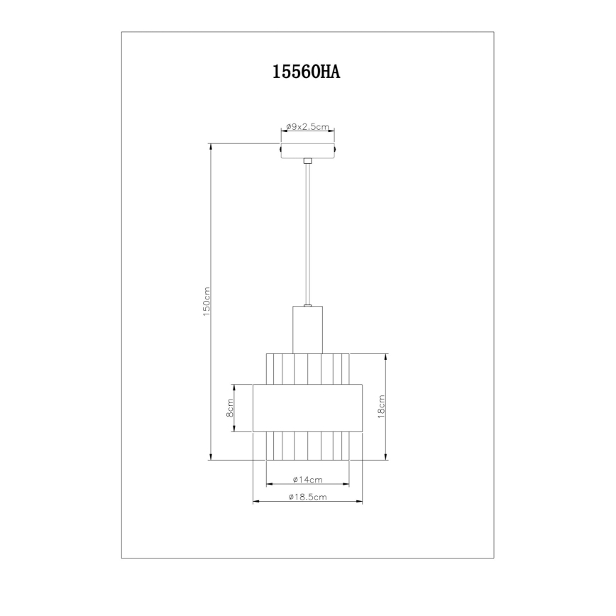 Globo - Pendul pe cablu 1xE27/60W/230V