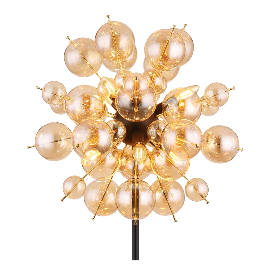 Globo - Lampadar 6xE14/25W/230V auriu