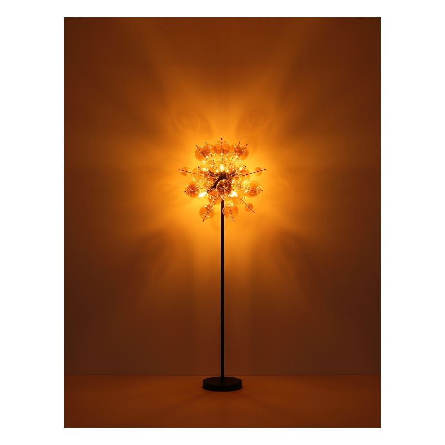 Globo - Lampadar 6xE14/25W/230V auriu