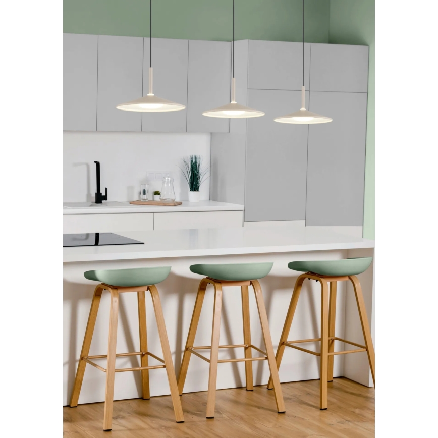 Globo - Lustră LED suspendată pe cablu LED/24W/230V 4000K crem