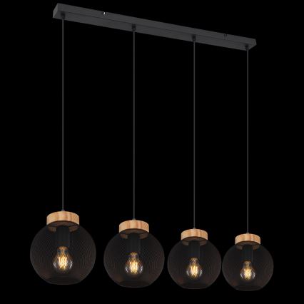 Globo - Lustră suspendată pe cablu 4xE27/40W/230V