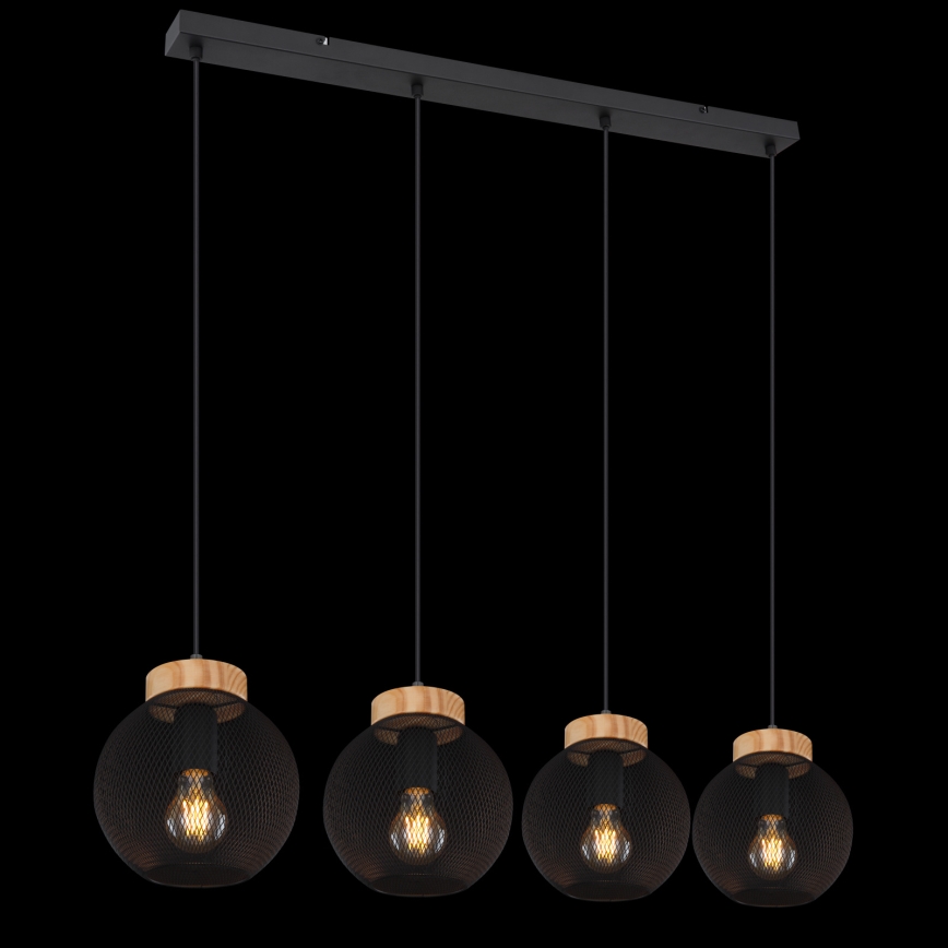 Globo - Lustră suspendată pe cablu 4xE27/40W/230V