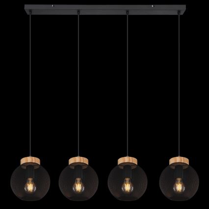 Globo - Lustră suspendată pe cablu 4xE27/40W/230V