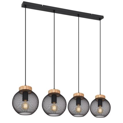 Globo - Lustră suspendată pe cablu 4xE27/40W/230V