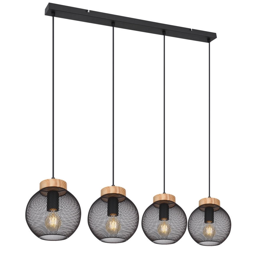 Globo - Lustră suspendată pe cablu 4xE27/40W/230V