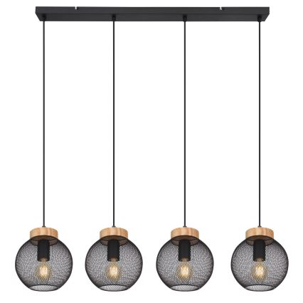 Globo - Lustră suspendată pe cablu 4xE27/40W/230V