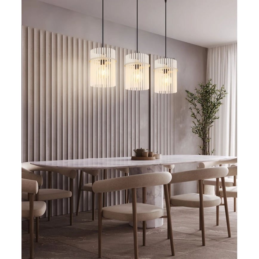 Globo - Lustră cu cablu, 3x E27/60W/230V