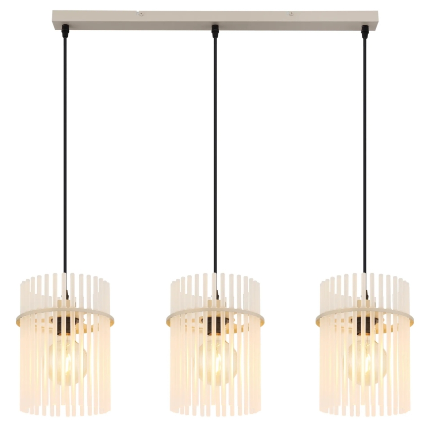 Globo - Lustră cu cablu, 3x E27/60W/230V