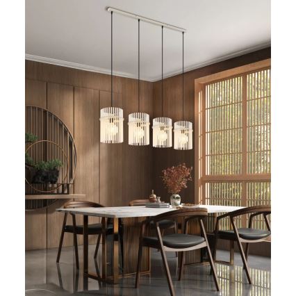 Globo - Lustră suspendată pe cablu 4xE27/60W/230V