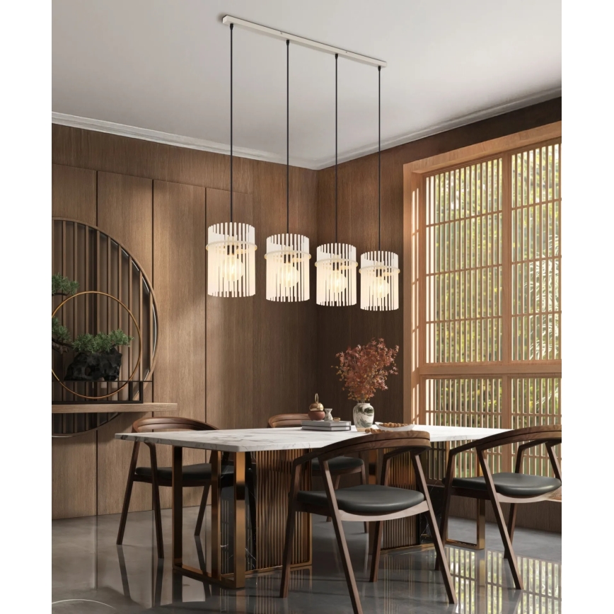 Globo - Lustră suspendată pe cablu 4xE27/60W/230V