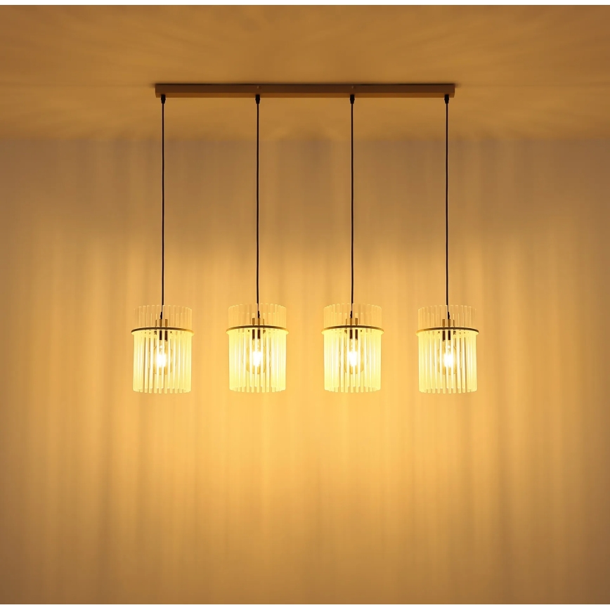 Globo - Lustră suspendată pe cablu 4xE27/60W/230V
