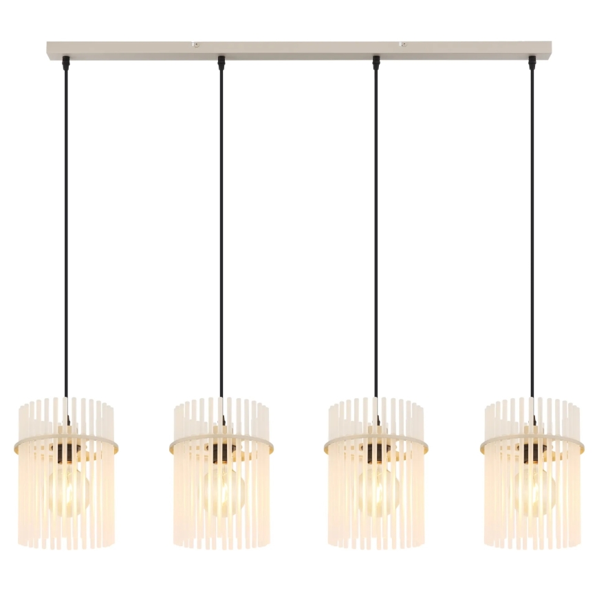 Globo - Lustră suspendată pe cablu 4xE27/60W/230V