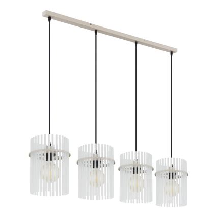 Globo - Lustră suspendată pe cablu 4xE27/60W/230V