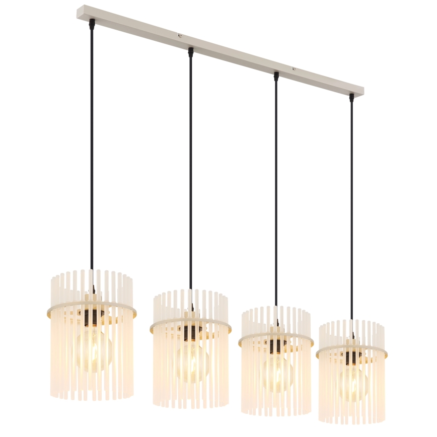 Globo - Lustră suspendată pe cablu 4xE27/60W/230V