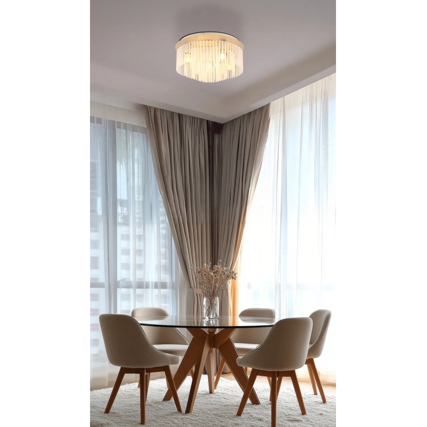 Globo - Plafonieră 5xE27/60W/230V Ø 50 cm