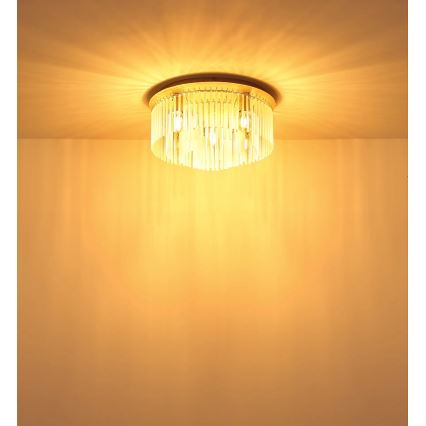 Globo - Plafonieră 5xE27/60W/230V Ø 50 cm