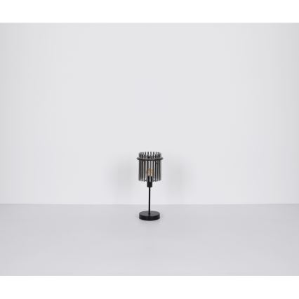 Globo - Lampă de masă 1xE27/60W/230V, Ø 30 cm, neagră