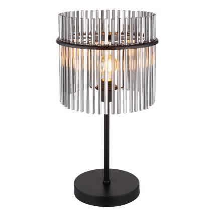 Globo - Lampă de masă 1xE27/60W/230V, Ø 30 cm, neagră