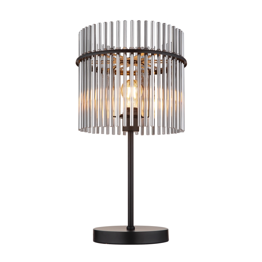 Globo - Lampă de masă 1xE27/60W/230V, Ø 30 cm, neagră
