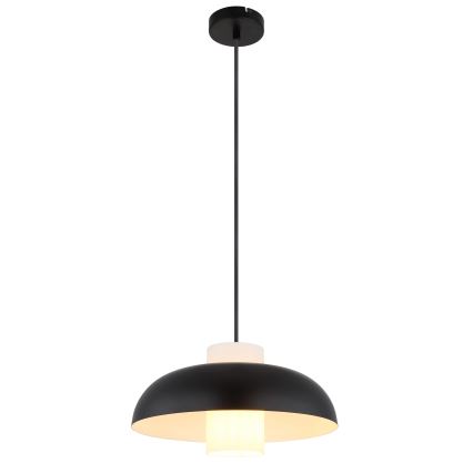 Globo - Lampă suspendată pe cablu 1xE27/60W/230V neagră