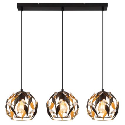 Globo - Lustră pe cablu 3xE27/40W/230V