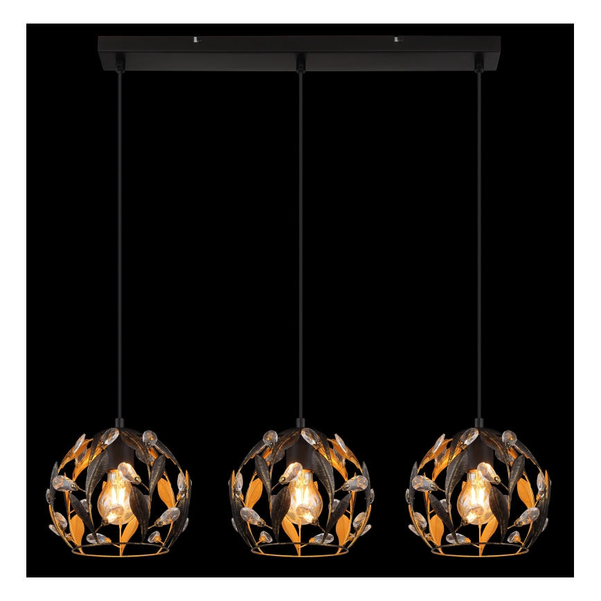 Globo - Lustră pe cablu 3xE27/40W/230V