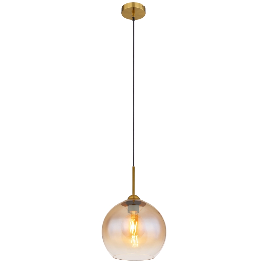 Globo - Lustră suspendată pe cablu 1xE27/60W/230V alamă