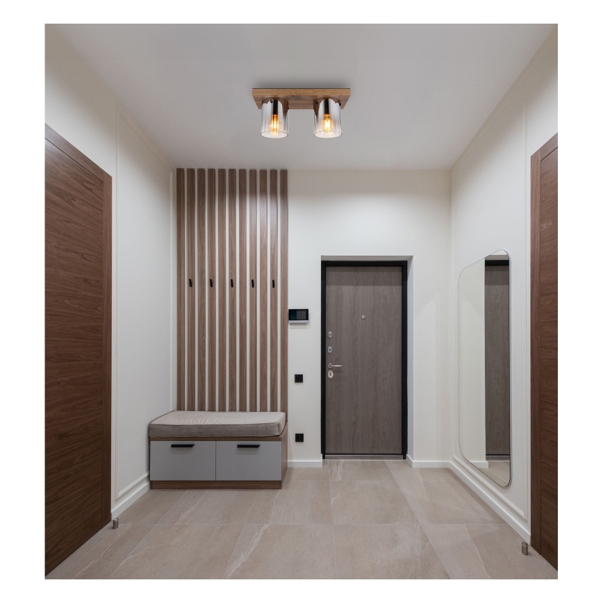 Globo - Plafonieră 2xE27/40W/230V 16x41 cm