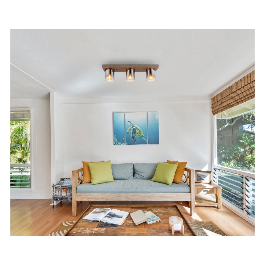 Globo - Plafonieră 3xE27/40W/230V